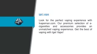 Iget Vape Ivapeman 1