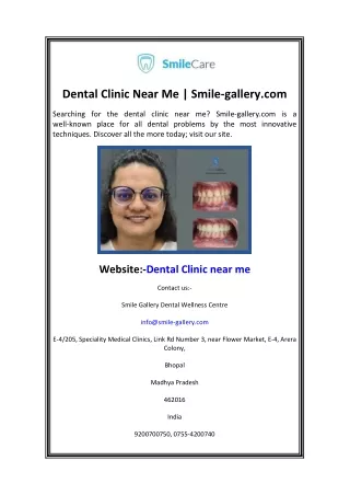 Dental Clinic Near Me  Smile-gallery.com