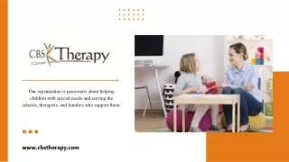 school and educational organizations-CBS Therapy