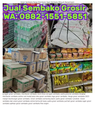 Ô882-l55l-585l (WA) Berapa Persen Keuntungan Grosir Sembako Distributor Sembako