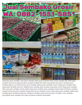 O882·l55l·585l (WA) Contoh Spanduk Grosir Sembako Agen Grosir Sembako