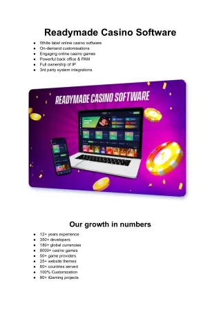 Readymade Casino Software