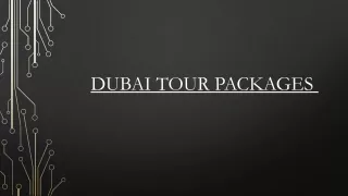 Dubai Tour - Upto 50% Off on Dubai Tour Packages