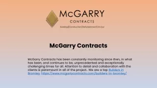 Construction Services by McGarry Contracts