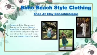 Boho Beach Style Clothing