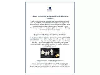 Best Family Law Solicitors Bradford LibertySolicitors.co.uk