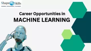 Career Opportunities in Machine Learning Training at ShapeMySkills