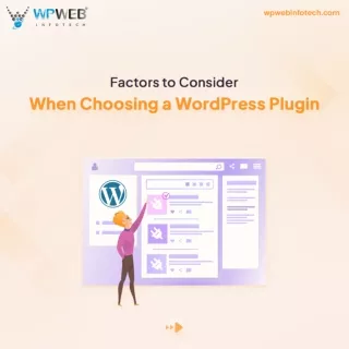 Factors to Consider When Choosing a WordPress Plugin PDF