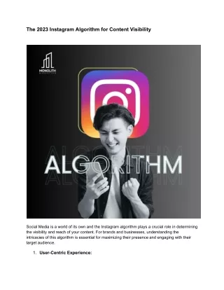 Social Media Agency_ Guide to the 2023 Instagram Algorithm