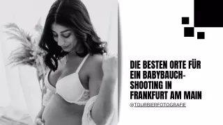 Die besten Orte für ein Babybauch-Shooting in Frankfurt am Main