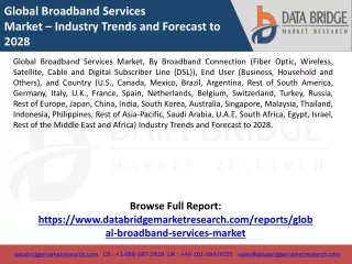 Global Broadband Services Market