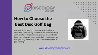 How to Choose the Best Disc Golf Bag