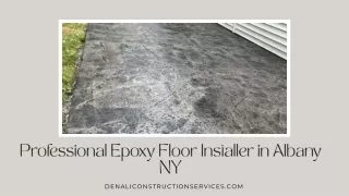 Professional Epoxy Floor Installer in Albany NY