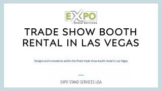 ESS - Trade show booth rental in Las Vegas