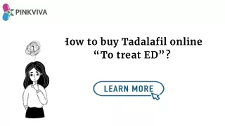 How to buy Tadalafil online “To treat ED”_