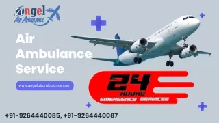 Avail Top-Grade Emergency Air Ambulance in Patna and Ranchi with all Medical Tools at Low Cos