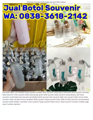 Ö8З8•ЗᏮI8•2I42 (WA) Souvenir Botol Namanya Souvenir Botol Minuman