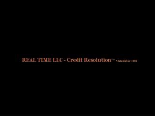 Credit Resolution - Debt Collection Agency