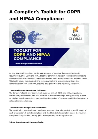 A Compiler's Toolkit for GDPR and HIPAA Compliance