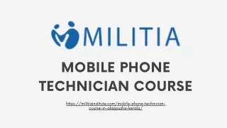 Mobile Phone Technician Course