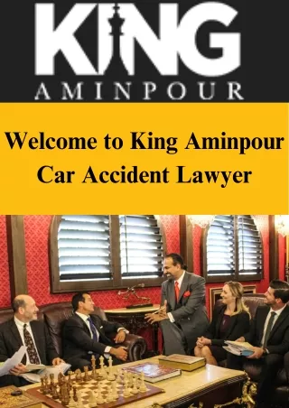 Personal Injury Attorney - King Aminpour Car Accident Lawyer