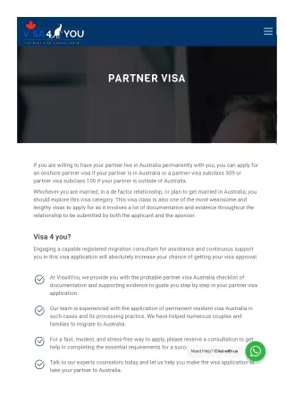 Australia Partner Visa Consultant in Pune