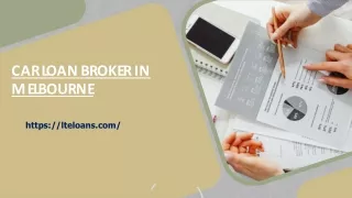 Car Loan Broker in Melbourne