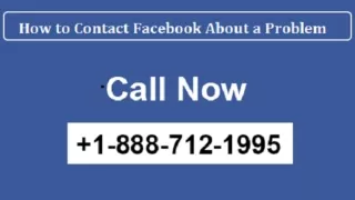 How to Contact Facebook About a Problem