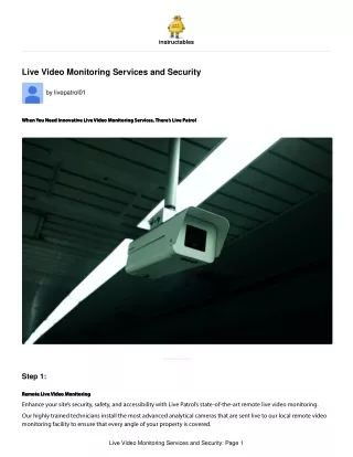 Live-Video-Monitoring-Services-and-Security