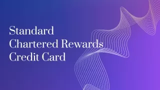 Standard Chartered Rewards Credit Card