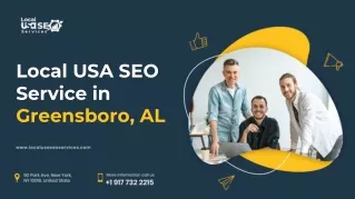 Local USA SEO Service in Greensboro, AL