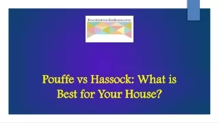 Pouffe vs Hassock: What is Best for Your House?