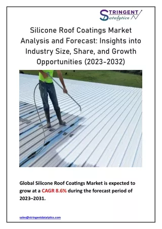 Global Silicone Roof Coatings Market