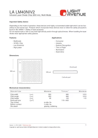 LA-LM40NIV2 - Chips 4 Light | Electroverge