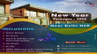 New Year Packages 2024 | New Year Packages Near Delhi NCR