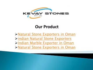 Natural Stone Exporters in Oman