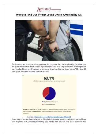 Ways to Find Out if Your Loved One is Arrested by ICE