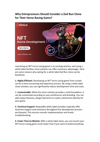 NFT Gaming Solutions - Bitdeal