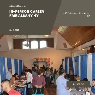 In-Person Career Fair Albany NY