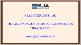 The Advantages of Motorized Window Treatments