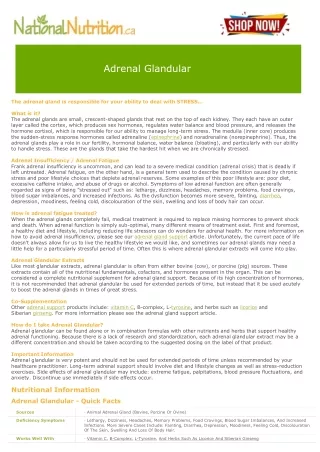 Adrenal Glandular