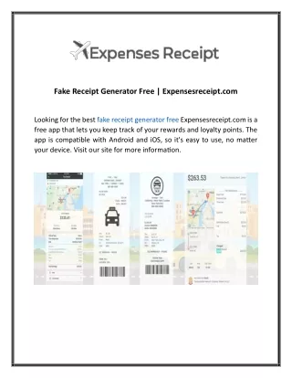 Fake Receipt Generator Free  Expensesreceipt.com 04