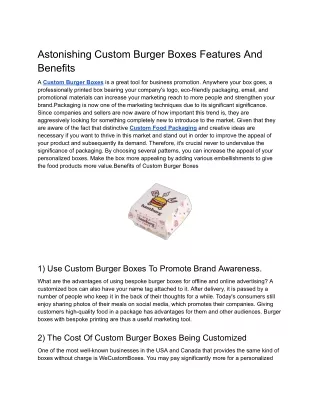 Astonishing Custom Burger Boxes Features And Benefits (1)