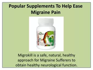 Migraine Prevention Formula and Soothing Brain Support