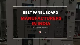 Discovering Top Panel Board Manufacturers in India