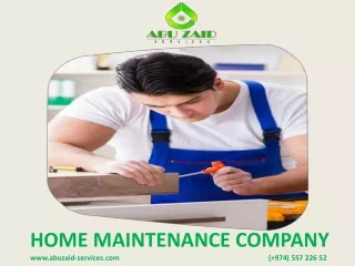 HOME MAINTENANCE COMPANY pptx