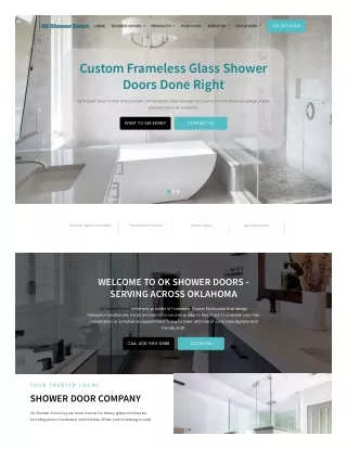 frameless shower doors Oklahoma