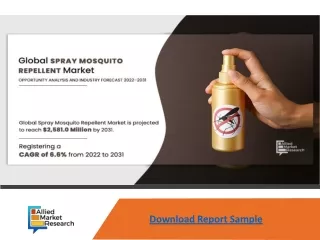 Spray Mosquito Repellent Market