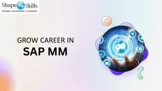 Upgrade your Skills with SAP MM Training in Noida at ShapeMySkills