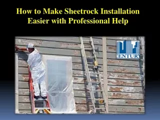 How to Make Sheetrock Installation Easier with Professional Help